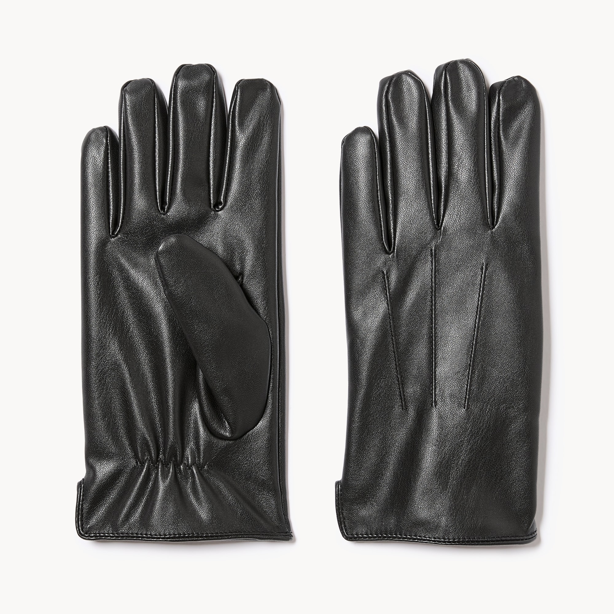 Men's Faux Leather Gloves