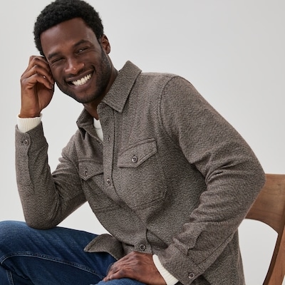 Men's Overshirt - Brown