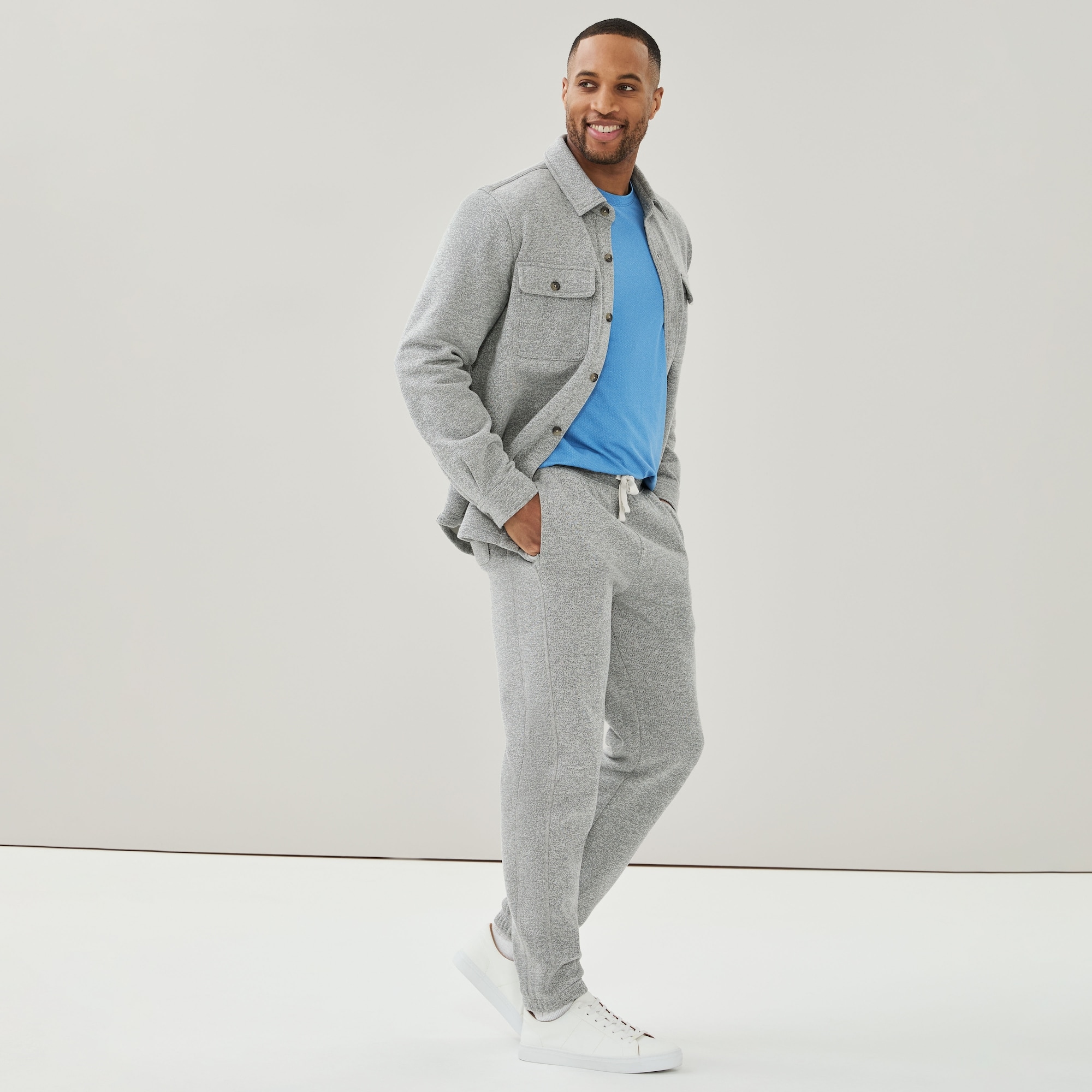 Pantalon de jogging sport en molleton pour hommes