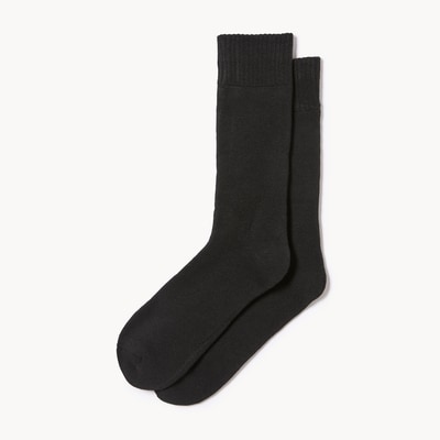 Men's 2-Pack Heavyweight Crew Socks - Black