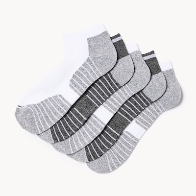 Joe Fresh Ens. de 5 paires de socquettes pour hommes 1 ea, 12,00 $/1ch