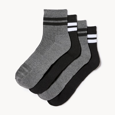 Joe Fresh Men's 4-Pack Quarter-Crew Socks 1 ea, $12.00/1ea