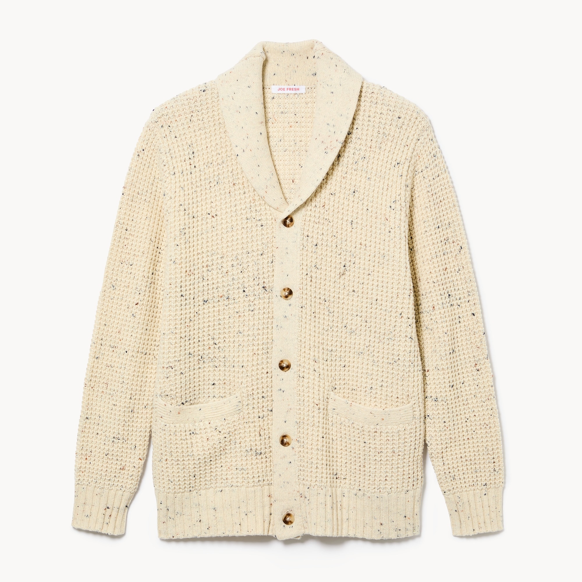 Men's Waffle Knit Cardigan