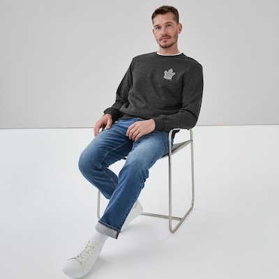 Men's NHL Toronto Maple Leafs Sweatshirt - Charcoal Melange