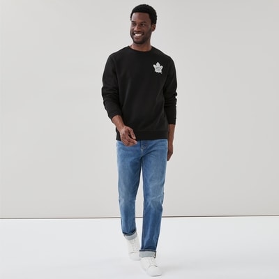Chandail molleton LNH Maple Leafs Toronto, hommes - Noir