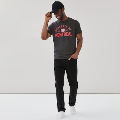Men's NHL Montreal Canadiens T-Shirt - Charcoal Melange