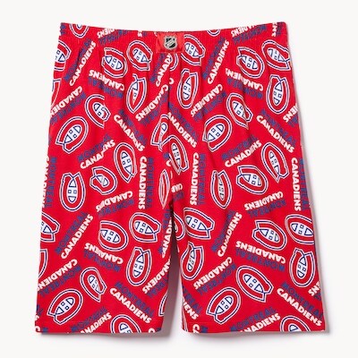Joe Fresh Short de nuit LNH Canadiens de Montréal, hommes 1 ea, 25,00 $/1ch