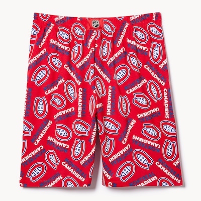 Short de nuit LNH Canadiens de Montréal, hommes - Rouge