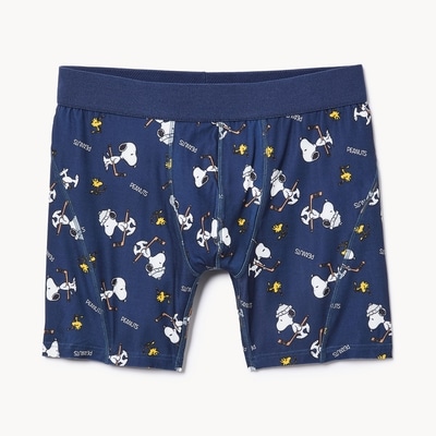 Men's Peanuts Snoopy Boxer Brief - Navy