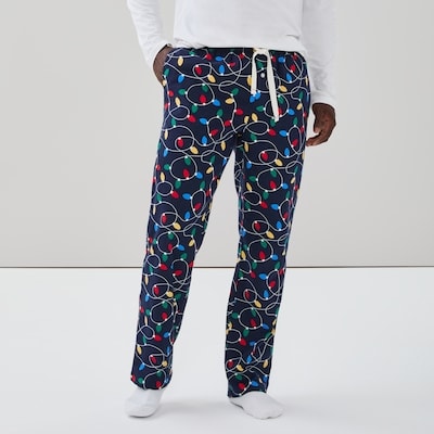 Pantalon de nuit des Fêtes pour hommes - Marine