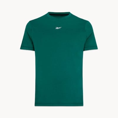 Men's Reebok Athletic T-Shirt - Dark Green