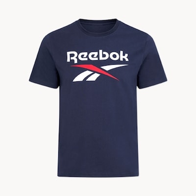Men's Reebok Bruno Big Logo T-Shirt - Dark Navy
