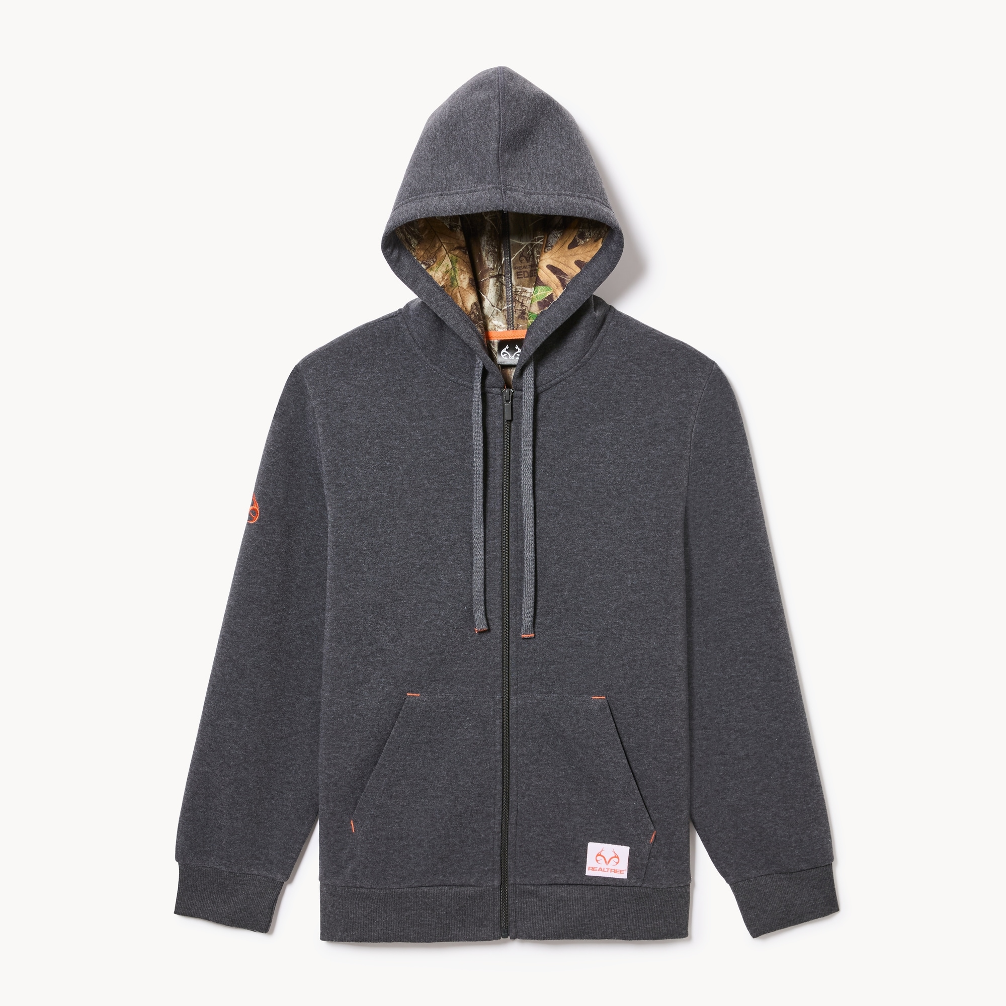Haut à capuchon fermeture éclair Realtree, hommes