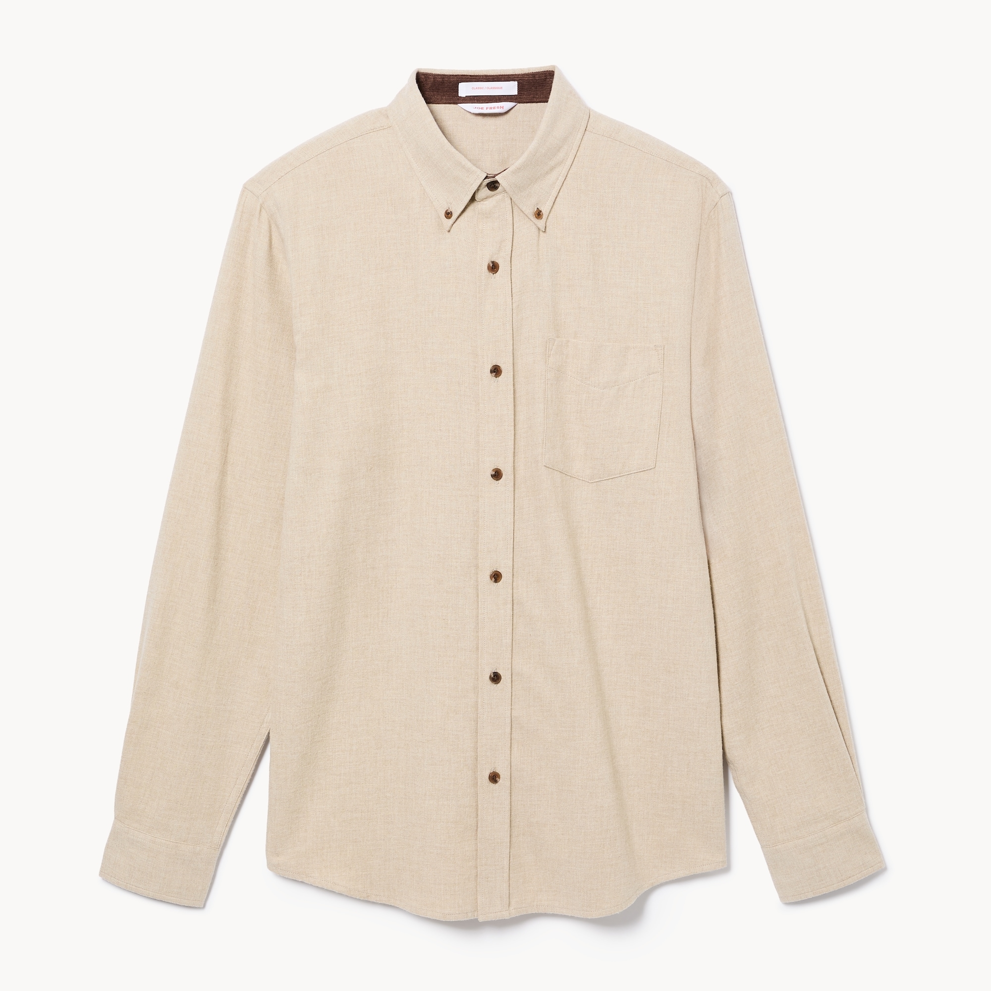Men's Flannel Button-Down Shirt