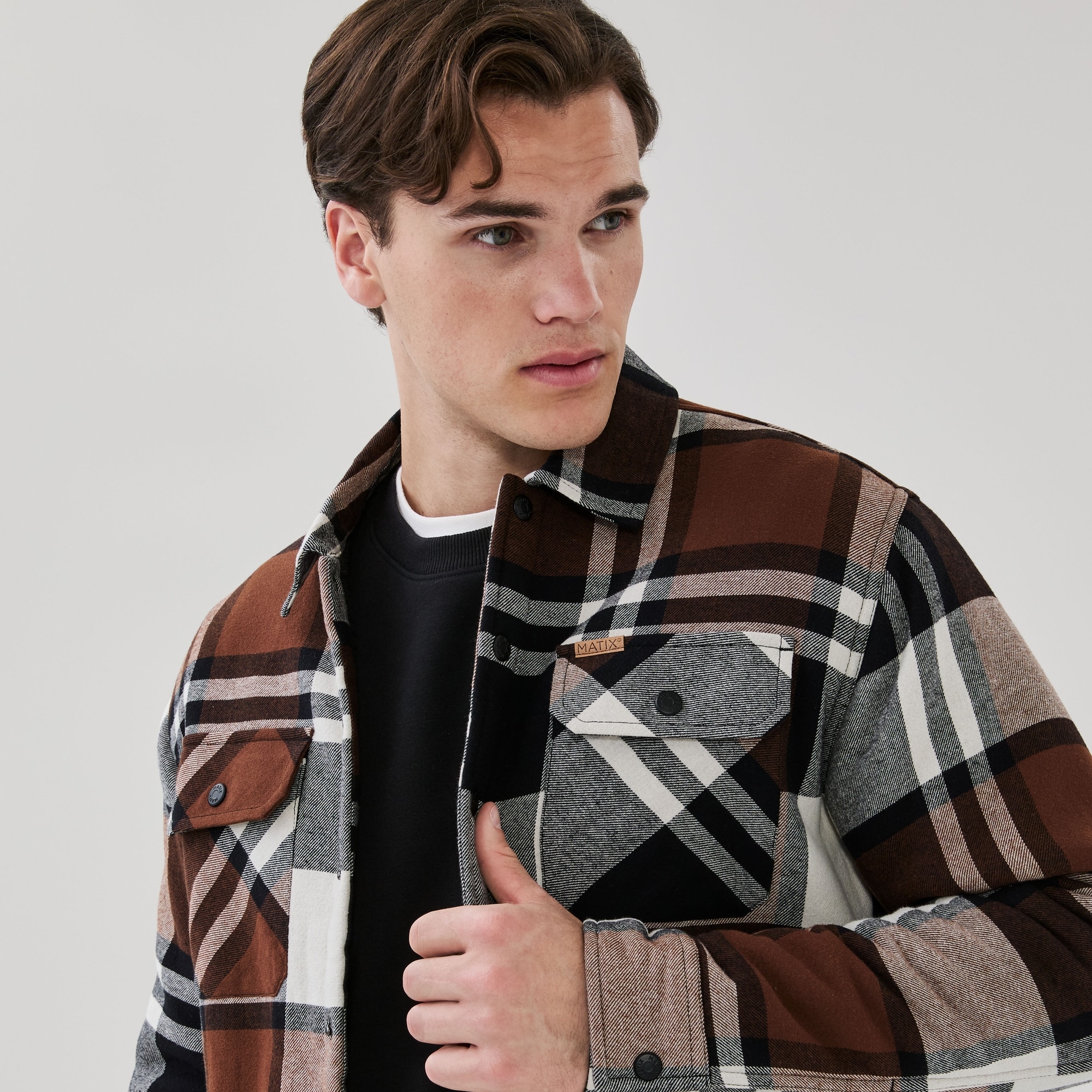 Surchemise en flanelle Matix pour homme