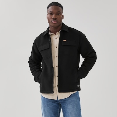 Men's Matix Zip Up Jacket - Black