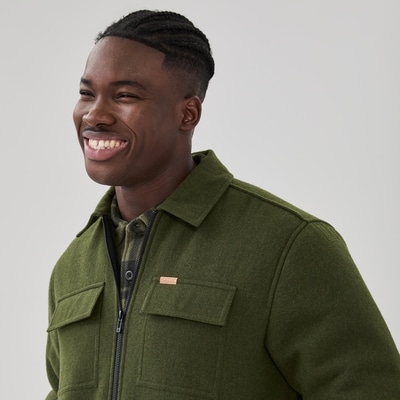 Veste zippée Matix pour homme - Olive