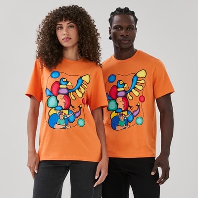 T-shirt Blake Angeconeb orange pour adultes - Orange
