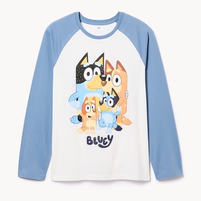 Adult Bluey Long Sleeve Top - Navy