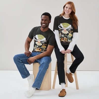 Adult Green Day Graphic T-Shirt - Black