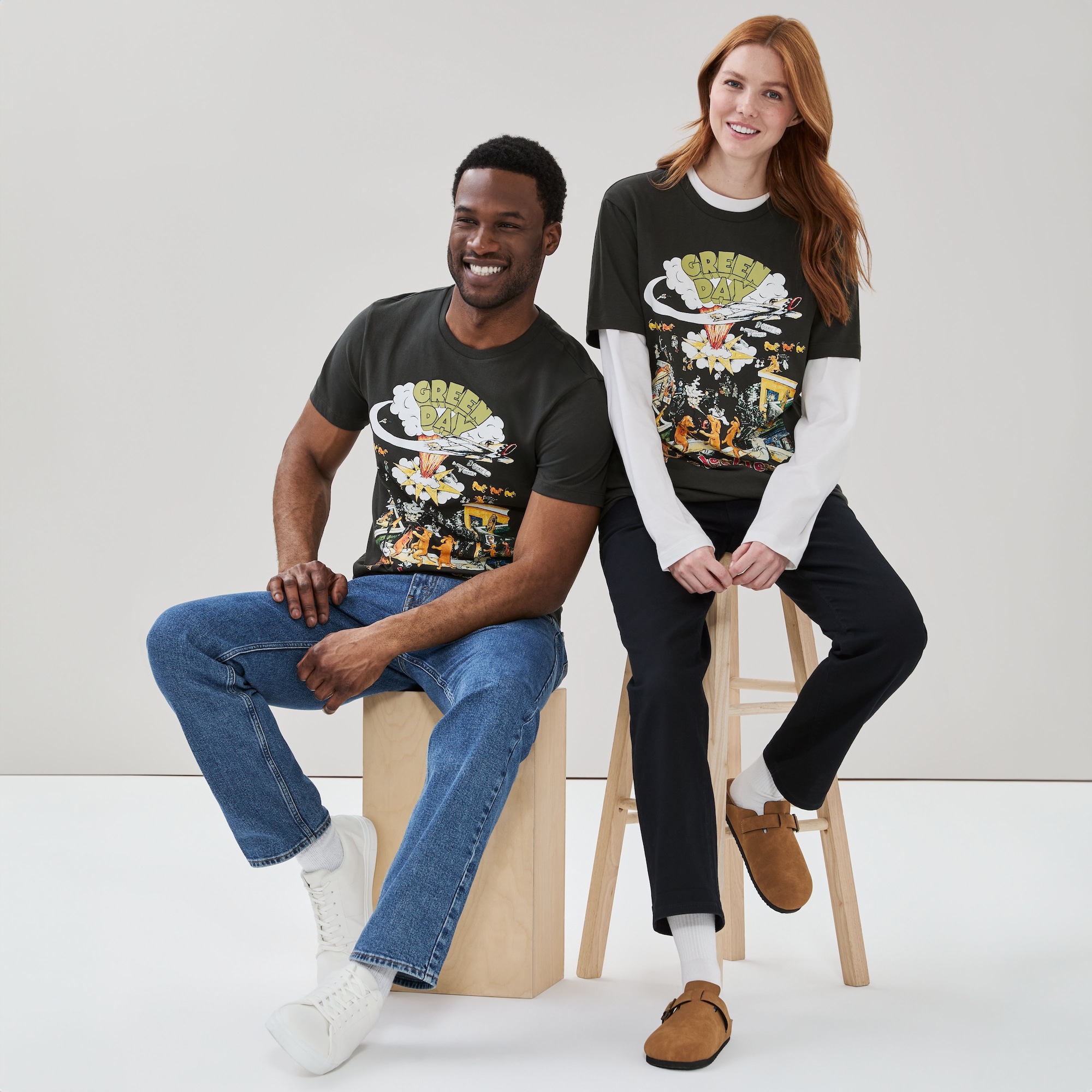 Adult Green Day Graphic T-Shirt