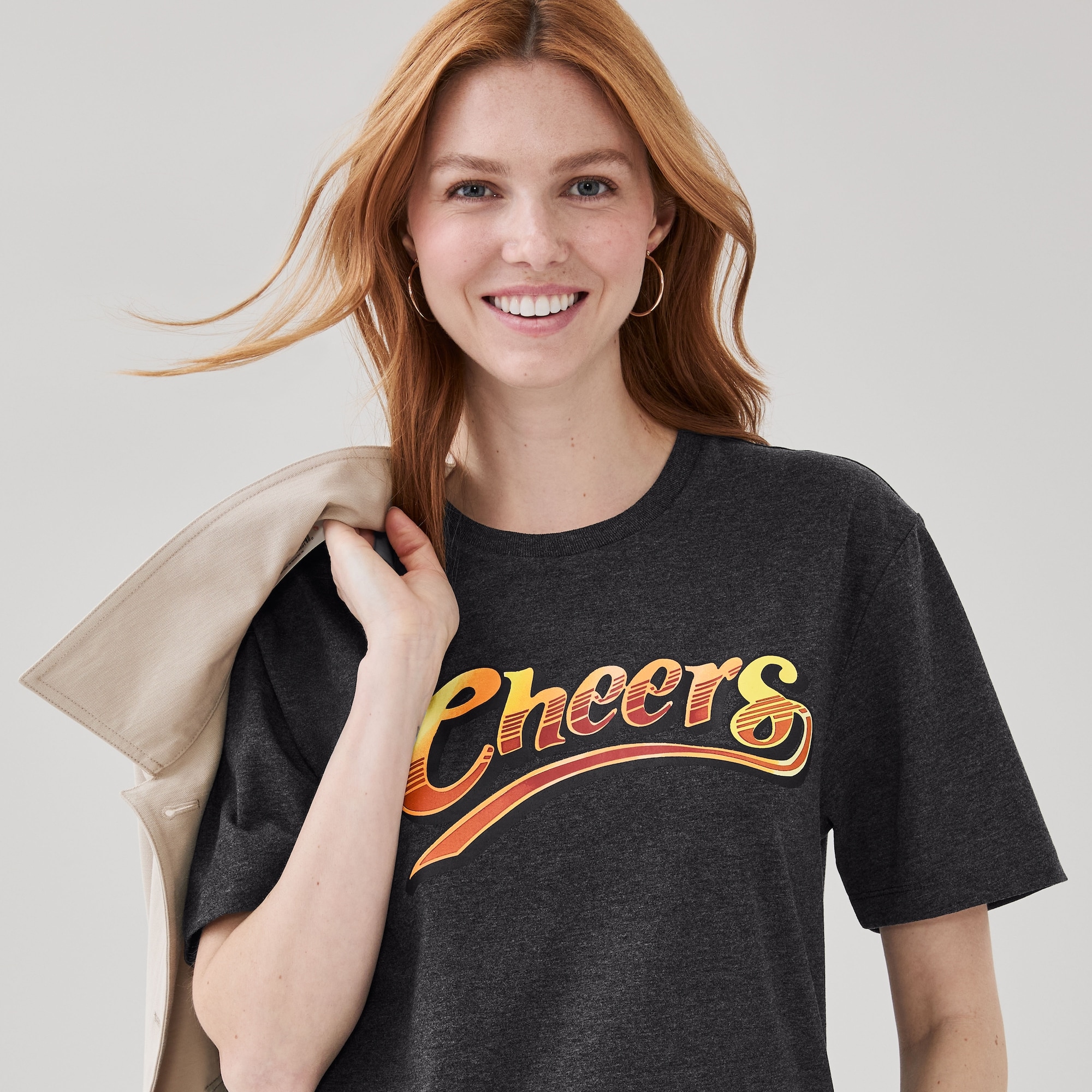 T-shirt imprimé Cheers pour adultes