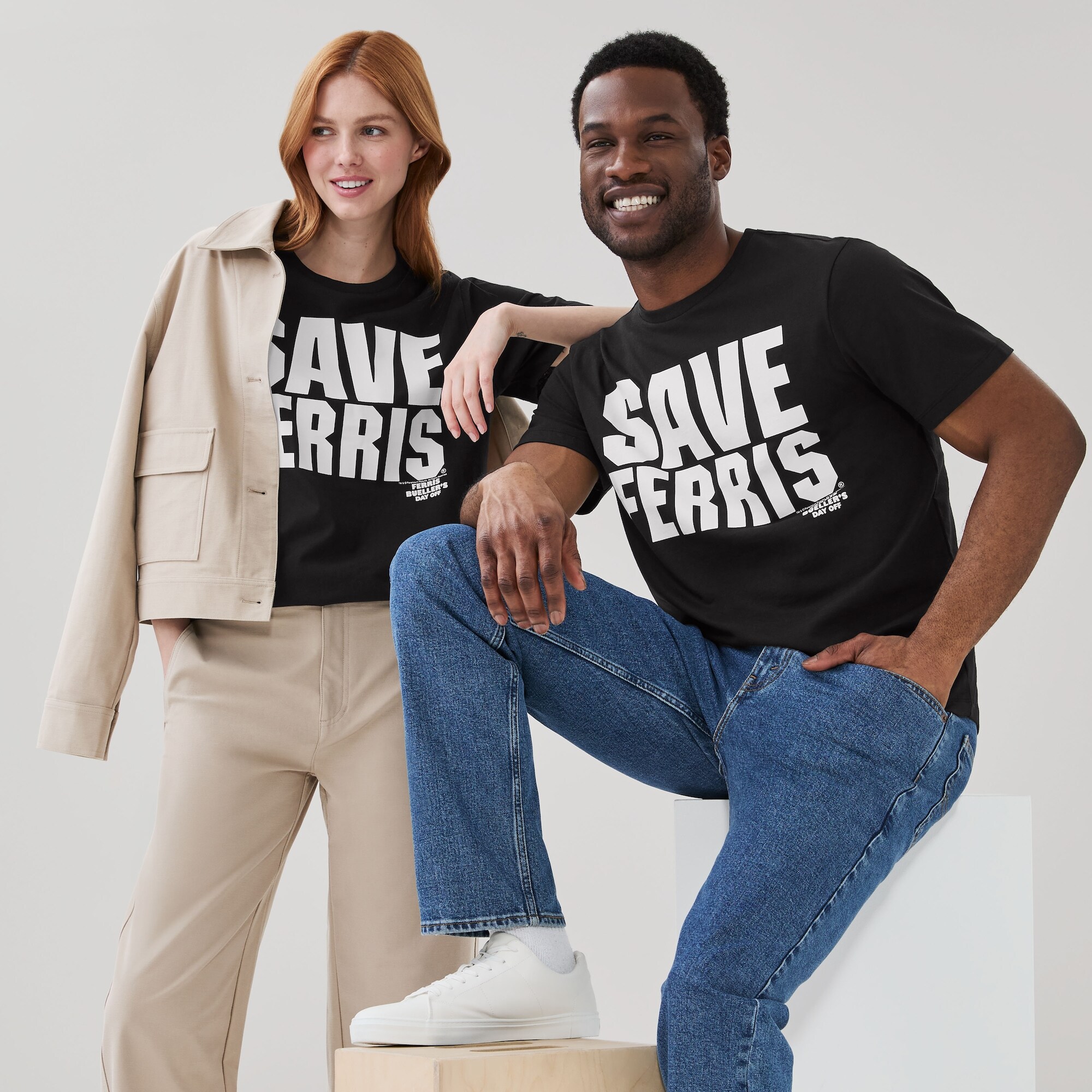 T-shirt imprimé Ferris Bueller pour adultes