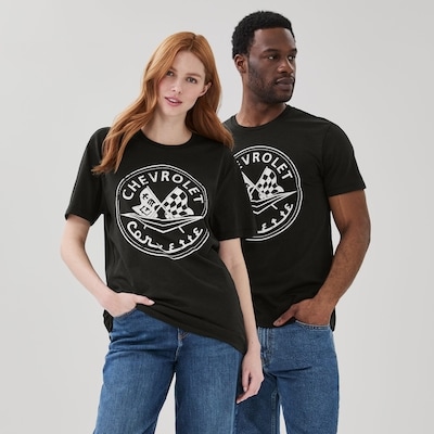 Adult Chevrolet Corvette Graphic T-Shirt - Dark Grey
