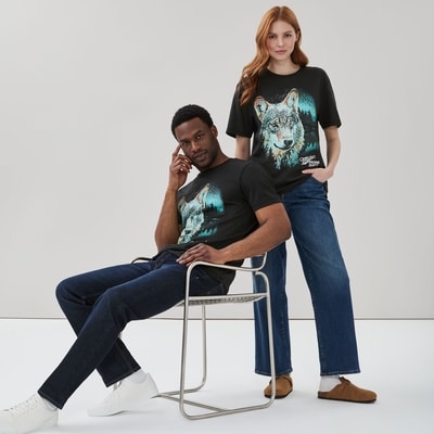 Adult Miller High Life Graphic T-Shirt - Black