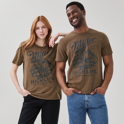 Joe Fresh T-shirt imprimé Miller High Life pour adultes 1 ea, 25,00 $/1ch