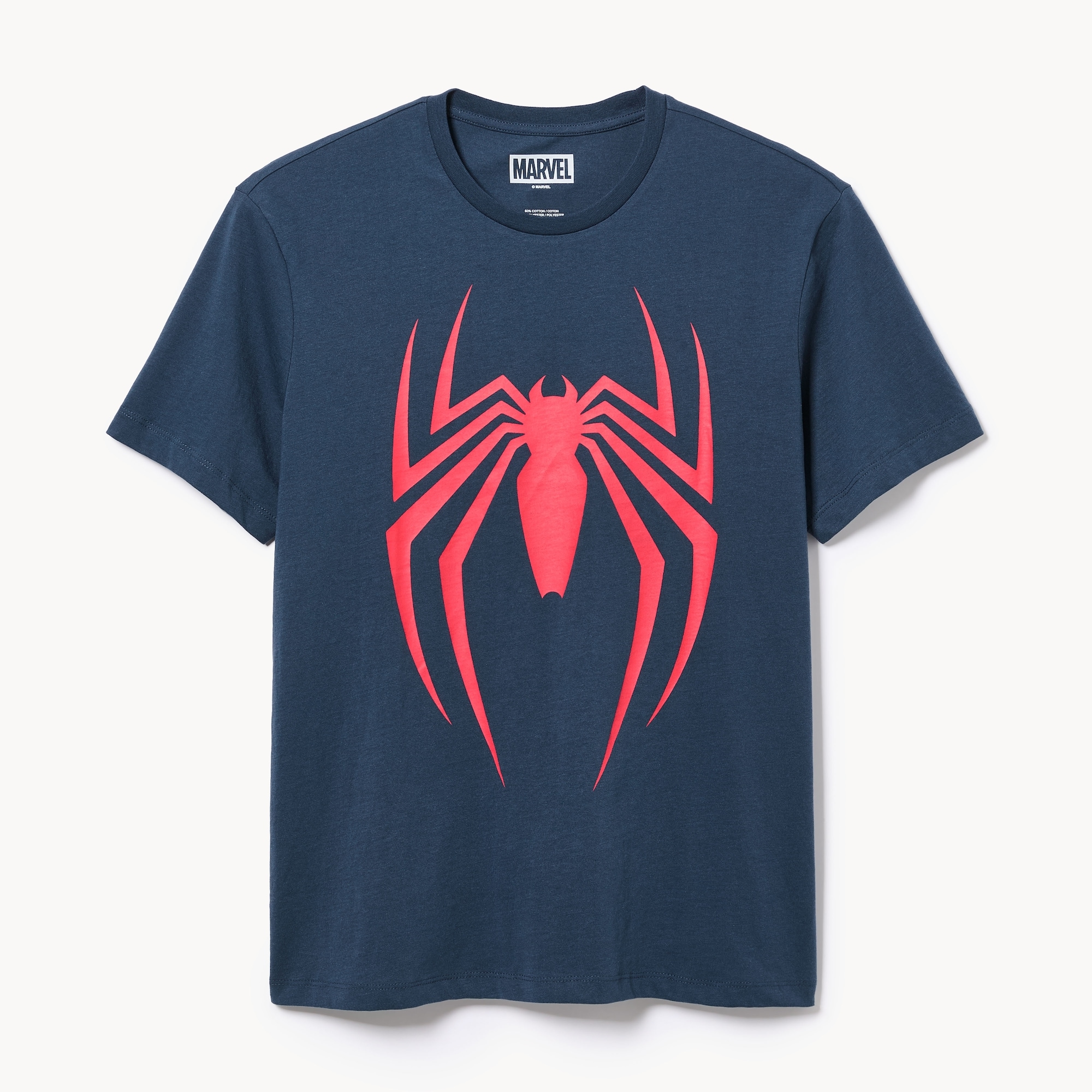 Adult Marvel Spider-Man Graphic T-Shirt in Denim Blue from Joe Fresh