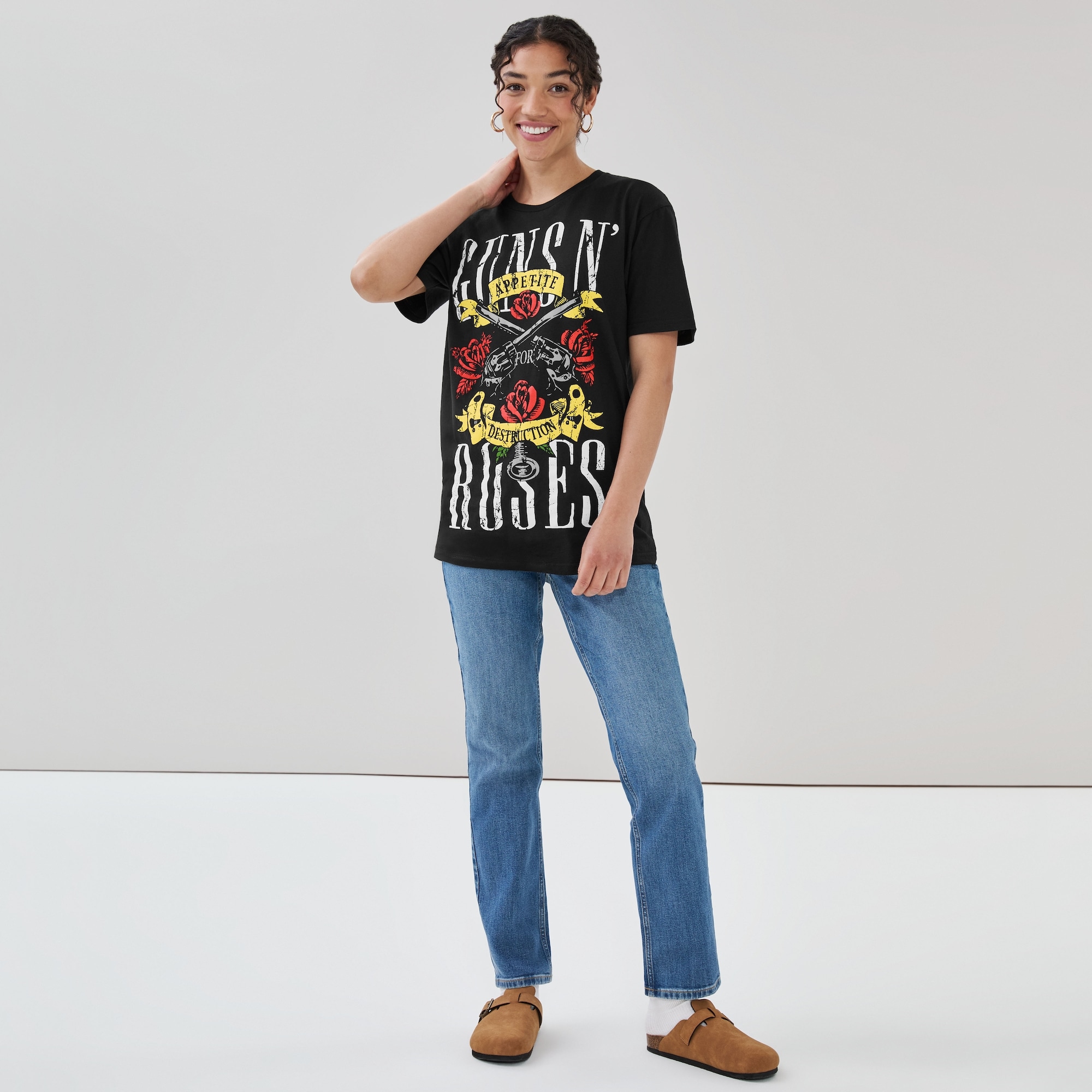 T-shirt imprimé Guns N’ Roses pour adultes