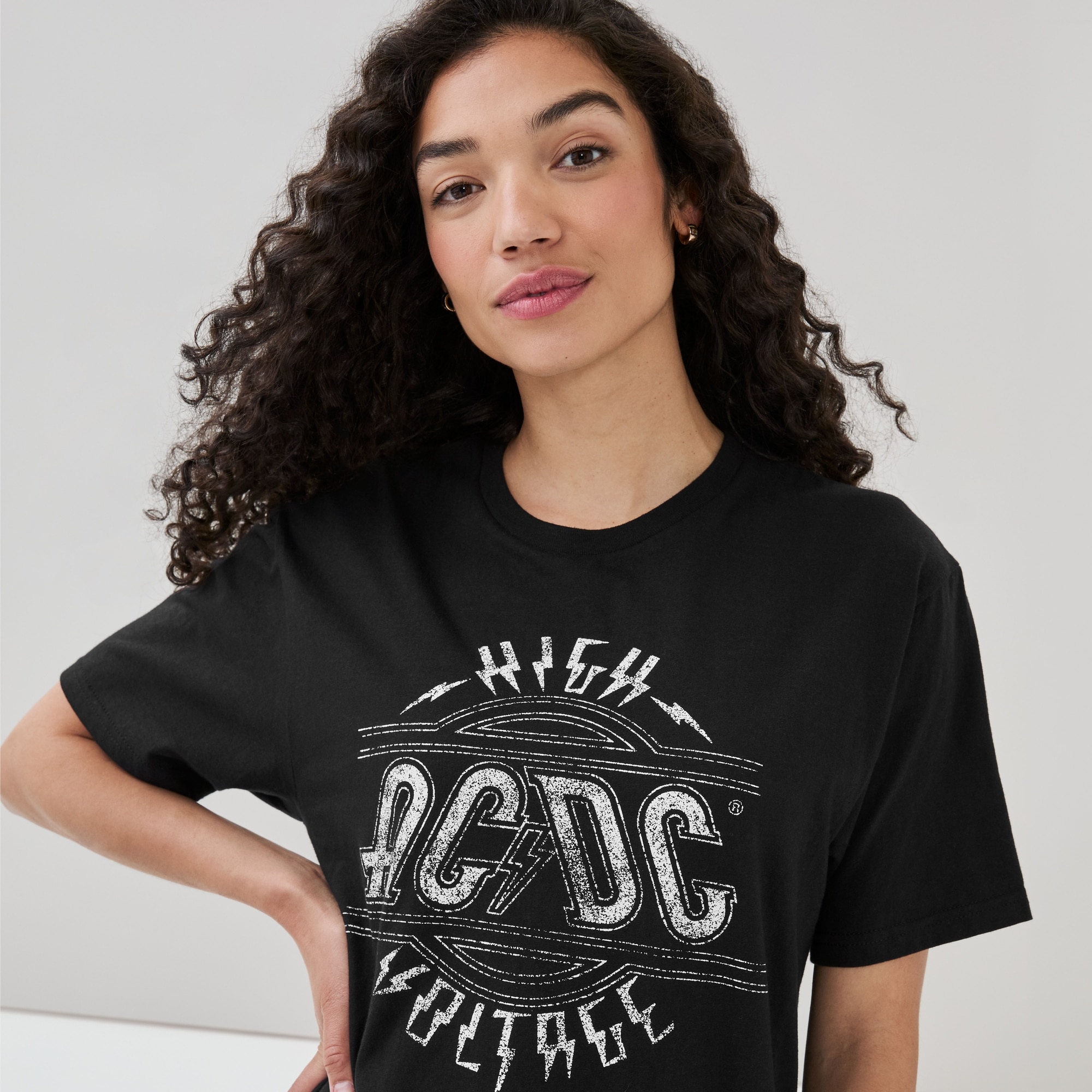 T-shirt imprimé AC/DC pour adultes