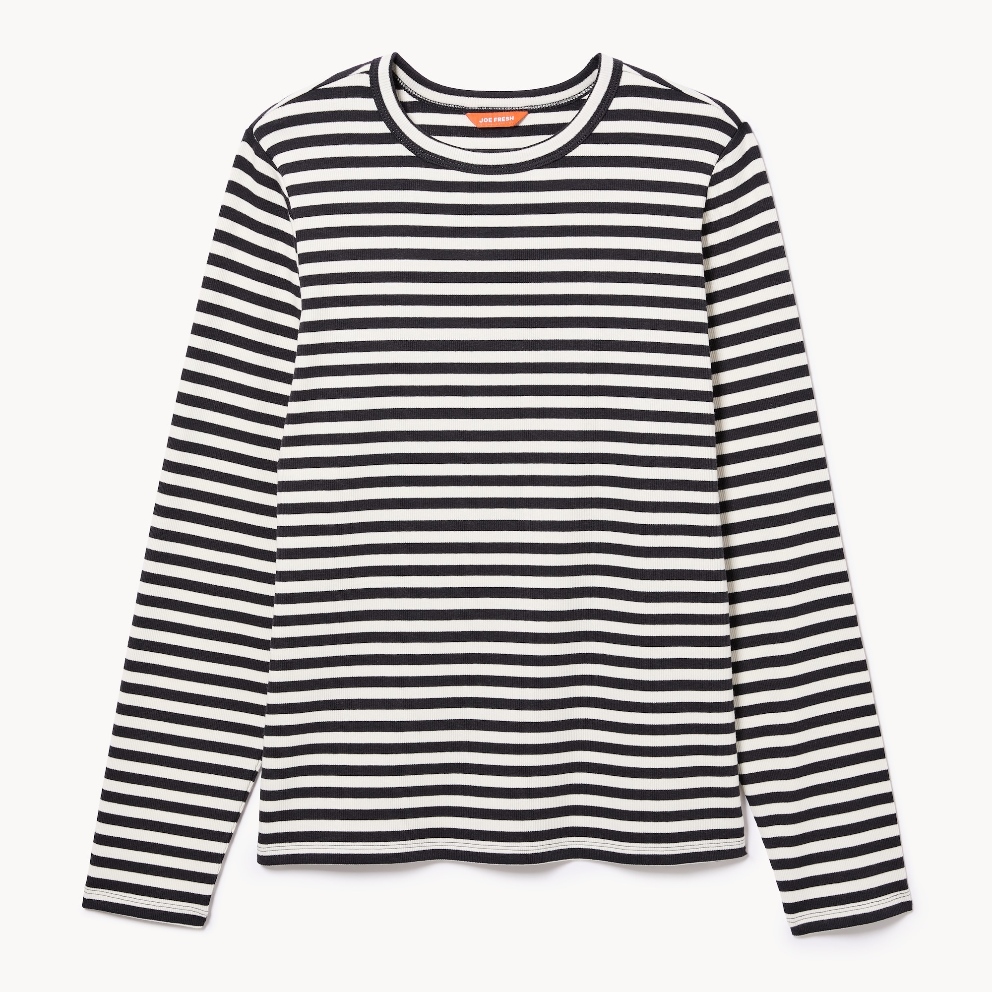 Women+ Striped Long Sleeve Top
