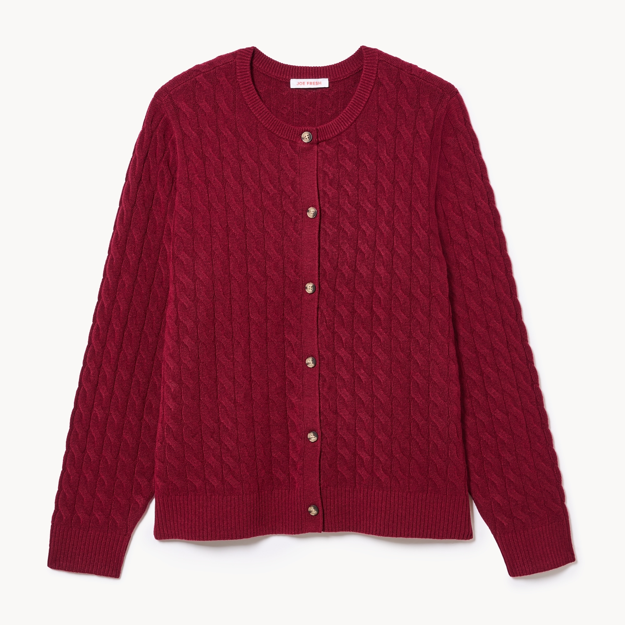 Women+ Cable Knit Cardigan