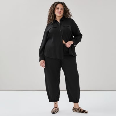 Pantalon de jogging sans attache Femmes+ - Noir JF