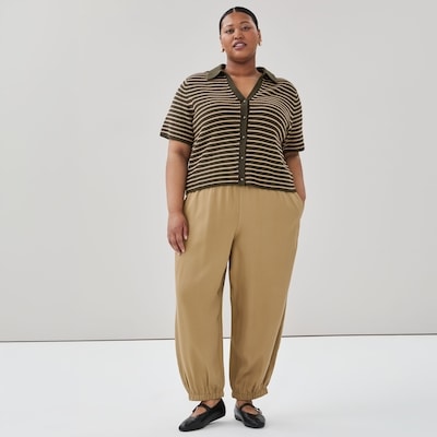 Pantalon de jogging sans attache Femmes+ - Sable Foncé