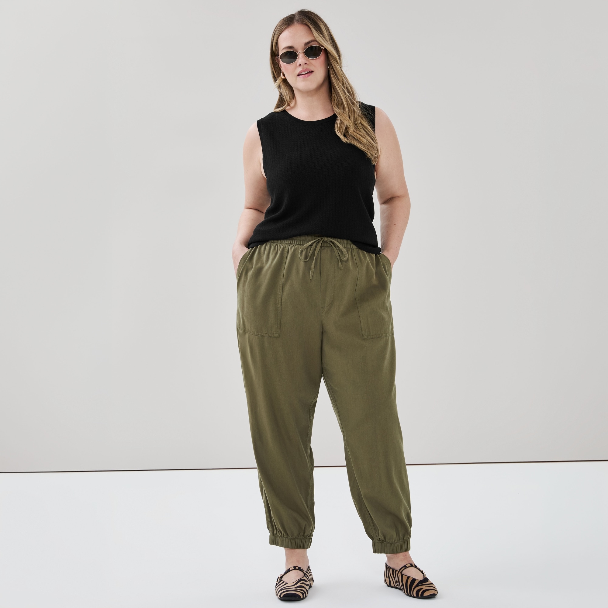 Pantalon de jogging sans attache Femmes+