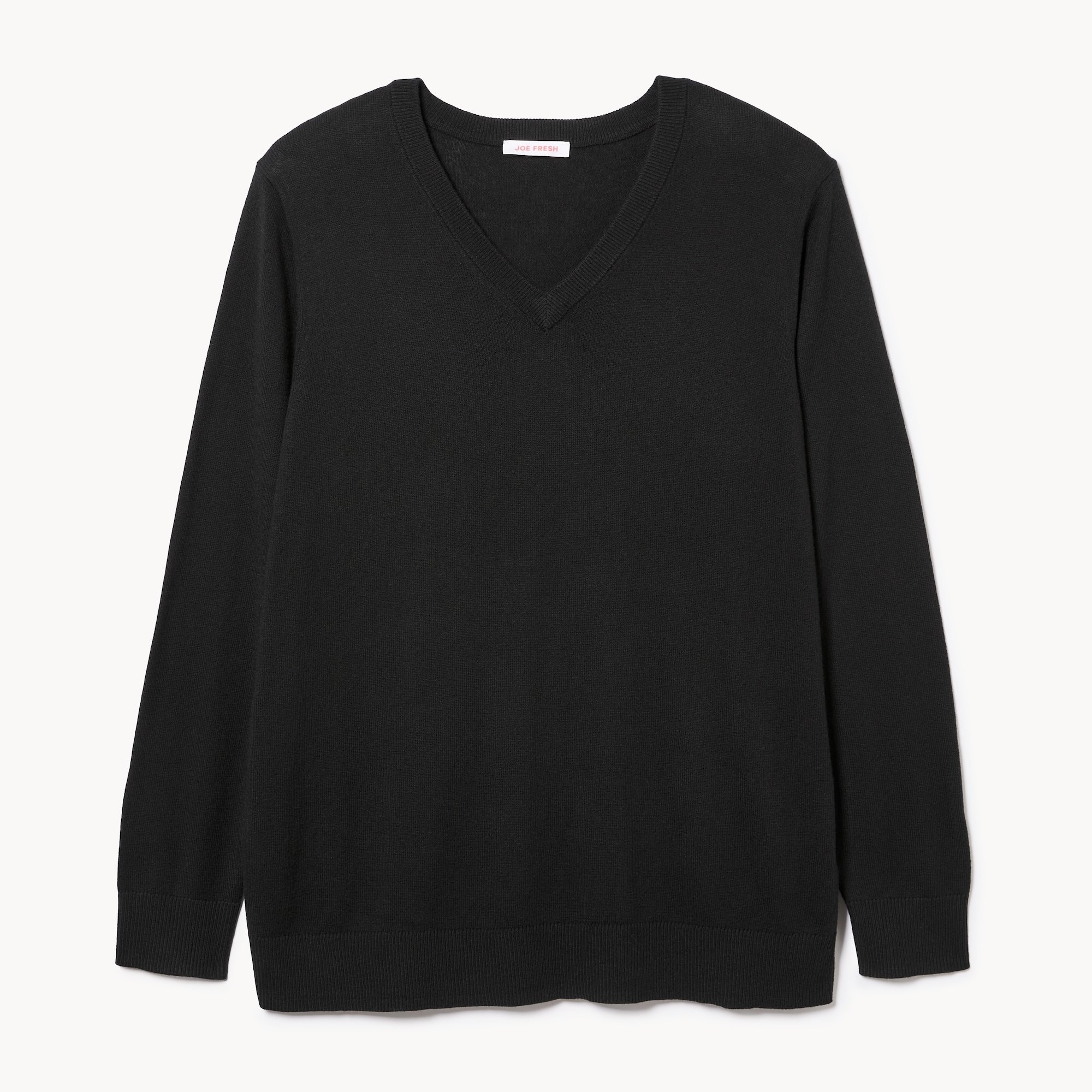 Women+ Cotton Cashmere Blend V-Neck Sweater