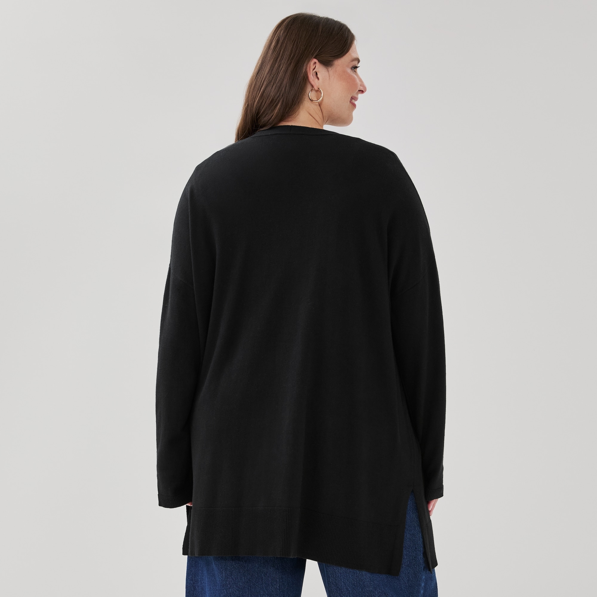 Women+ Cotton Cashmere Blend Cardigan
