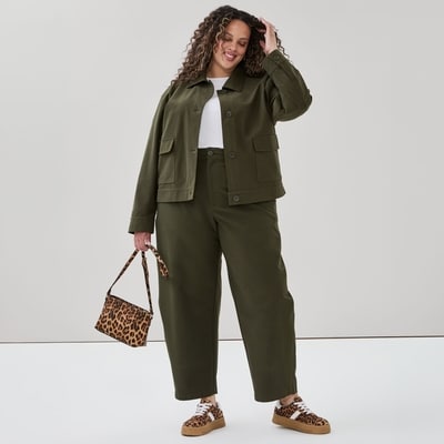 Joe Fresh Women+ Twill Overshirt 1 ea, $49.00/1ea