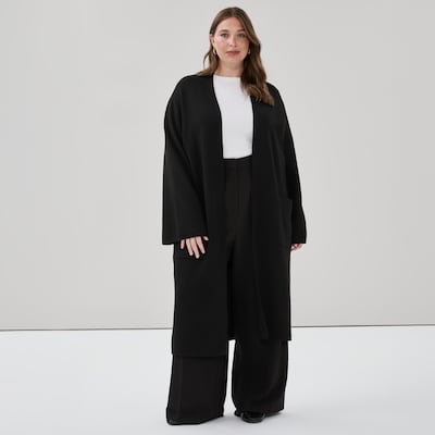 Women+ Long Cardigan - JF Black