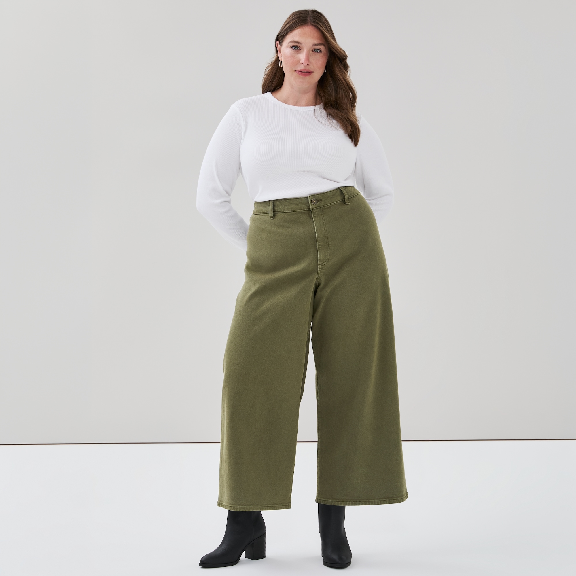 Women+ Wide Leg Jean