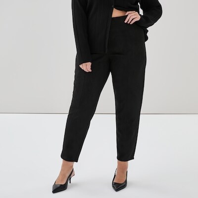 Women+ Faux Suede Legging - JF Black