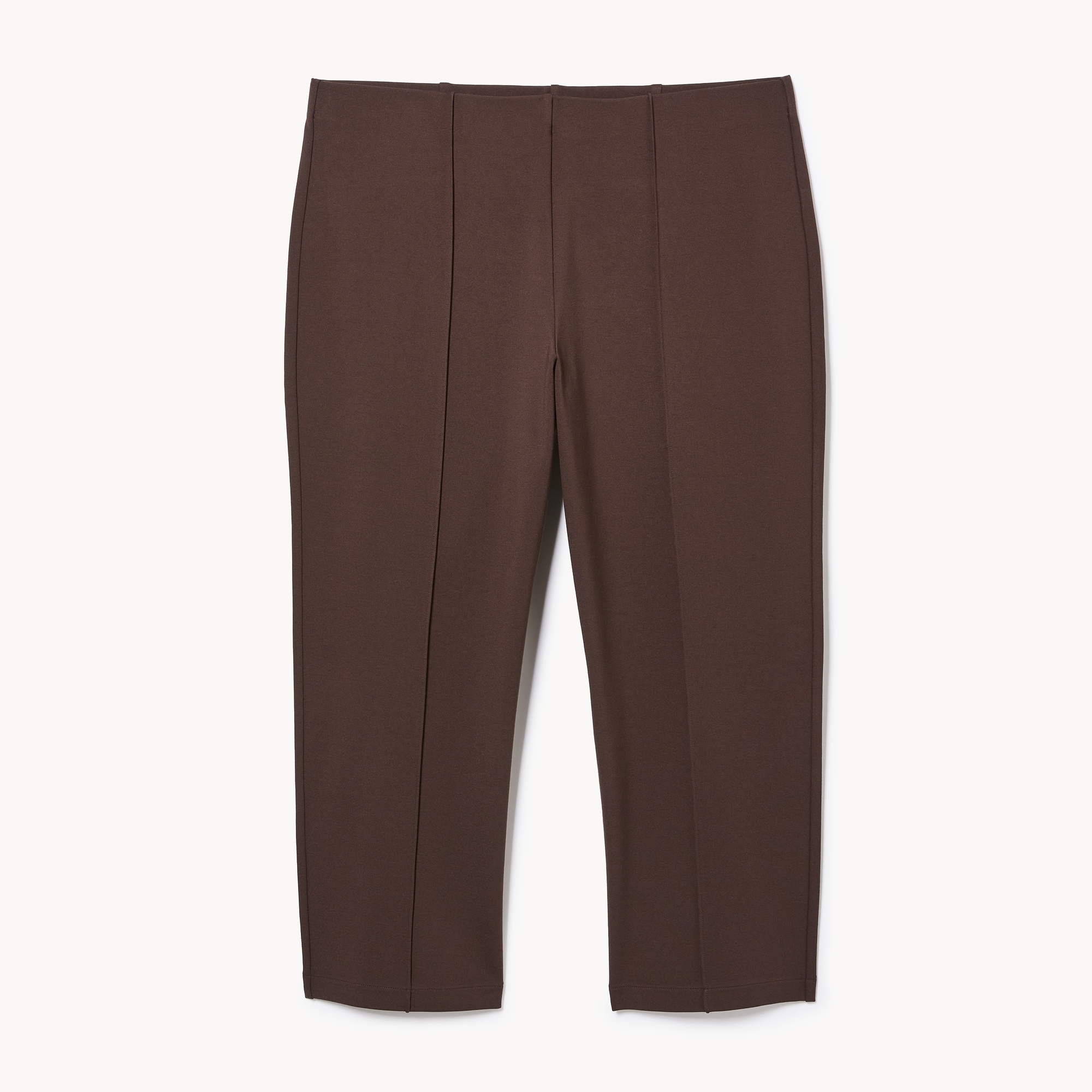 Pantalon à jambe droite en point de Rome Femmes+