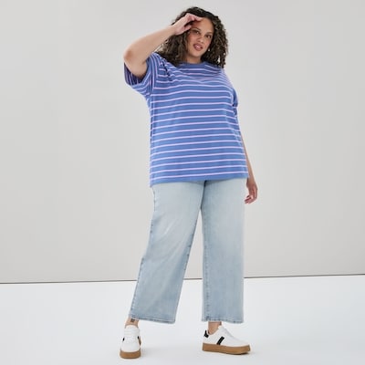T-shirt ample Femmes+ - Bleu