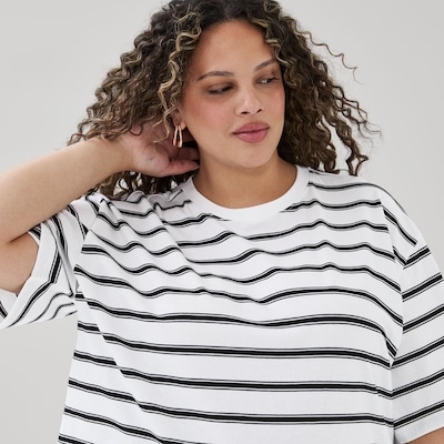T-shirt ample Femmes+ - Blanc