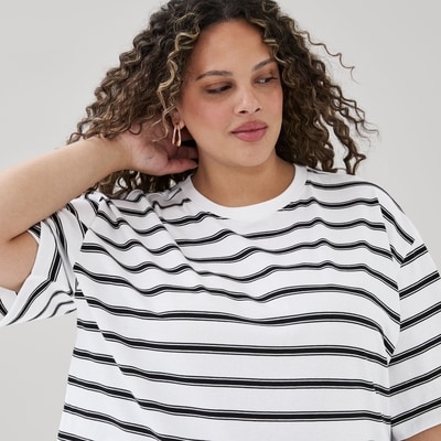 T-shirt ample Femmes+ - Blanc