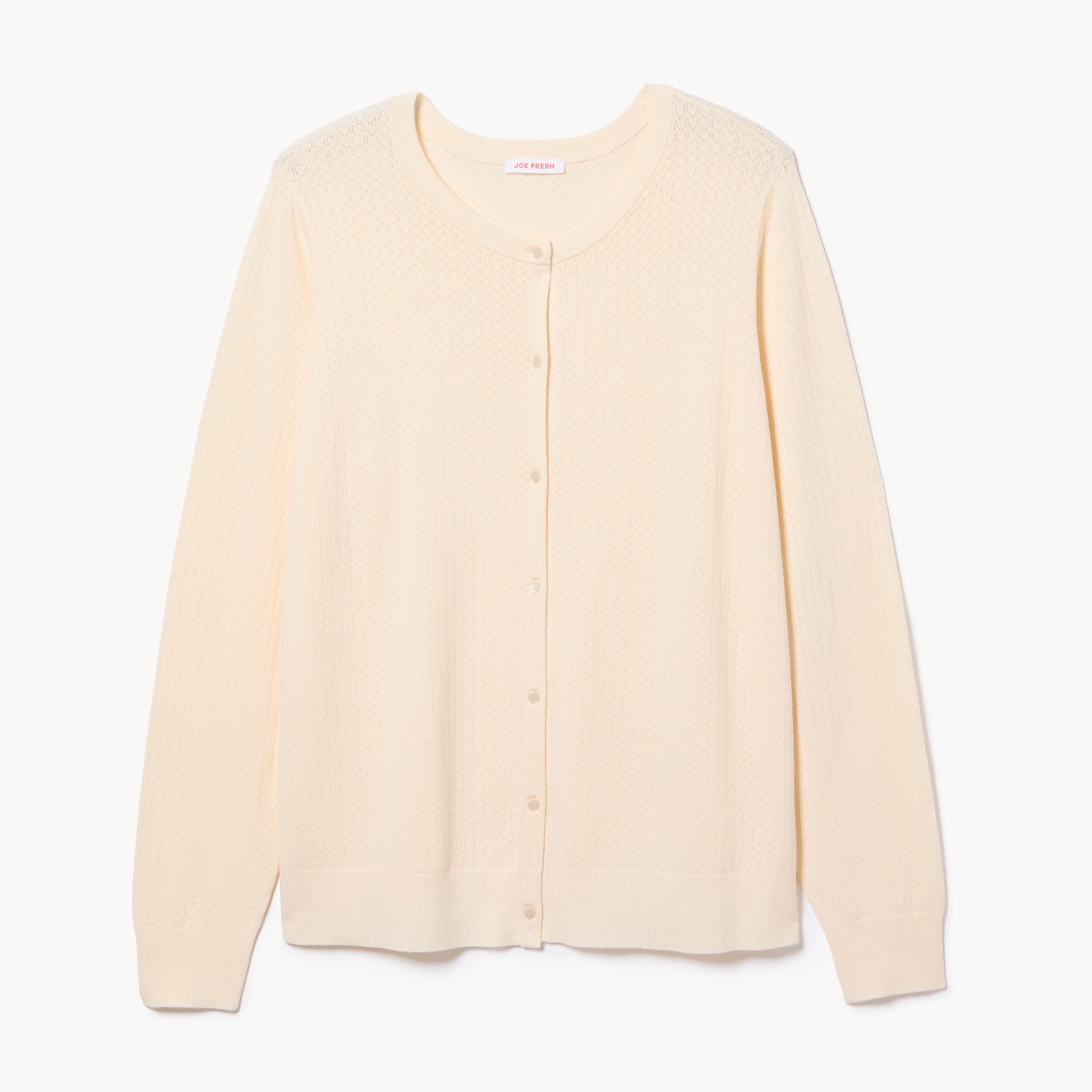 Cardigan en mailles pointelle Femmes+