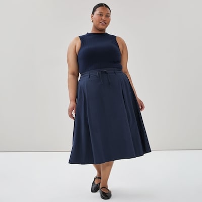 Haut à col cheminée Femmes+ - Marine foncé